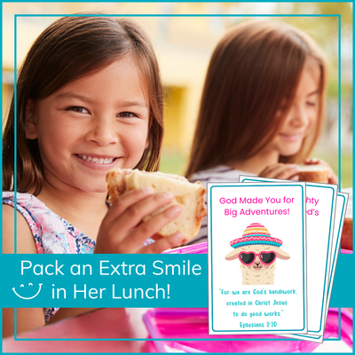 24 Faith-Filled Lunch Notes for Girls | Printable PDF